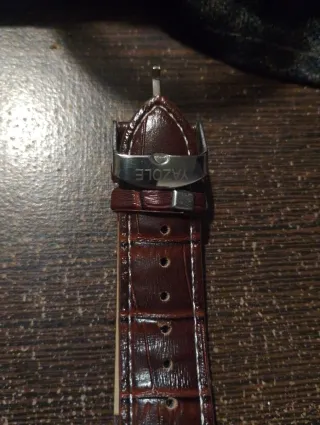 Reloj Yazole Hombre Negro y Marrón