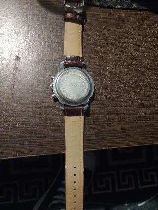 Reloj Yazole Hombre Negro y Marrón