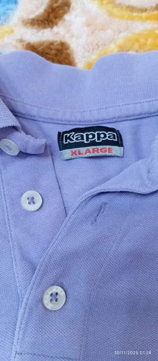 Polo Kappa Uomo Azzurro Taglia XL