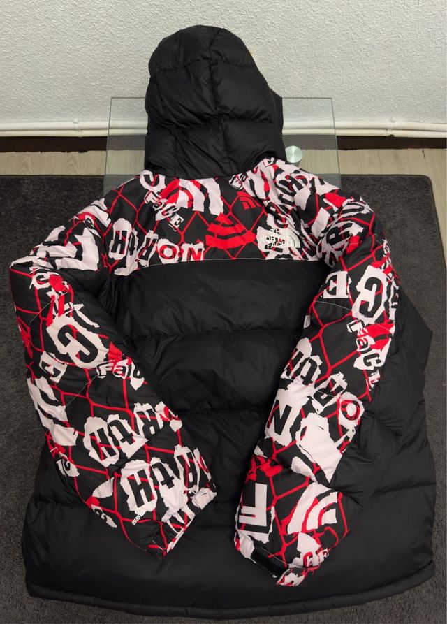 The North Face Himalayan Chaqueta Negra Roja pluma