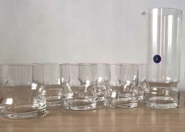 CARAFFA E BICCHIERI VINTAGE Thomas ANNI '70