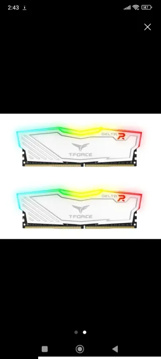 Kit RAM DDR4 16GB Team Group T-Force Delta RGB