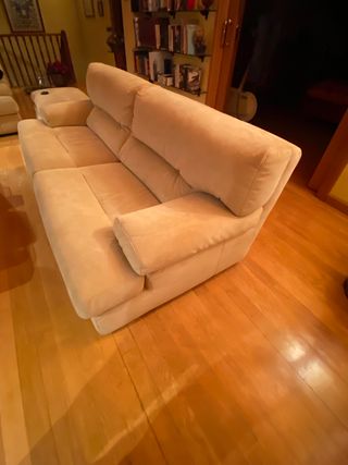 Sofá 3 Plazas Ligne Roset PALLAS Ante Beige