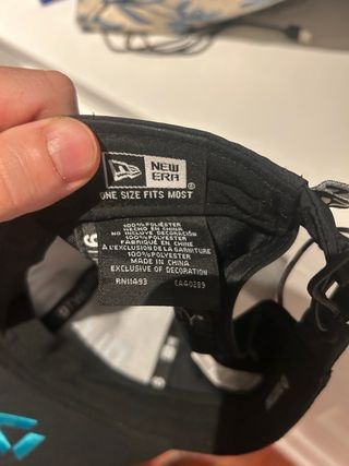 Gorra New Era Duotone Acuática Negra Turquesa,