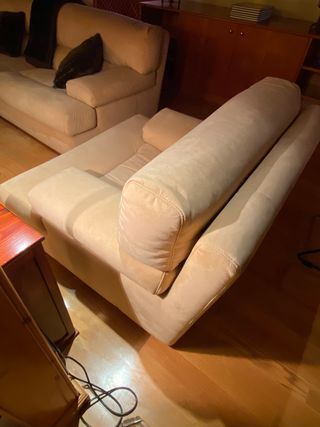 Butaca Ligne Roset Pallas Original Alcantara Beige