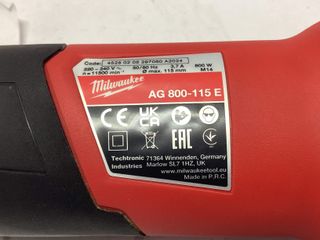 radial milwaukee ag 800-115 e