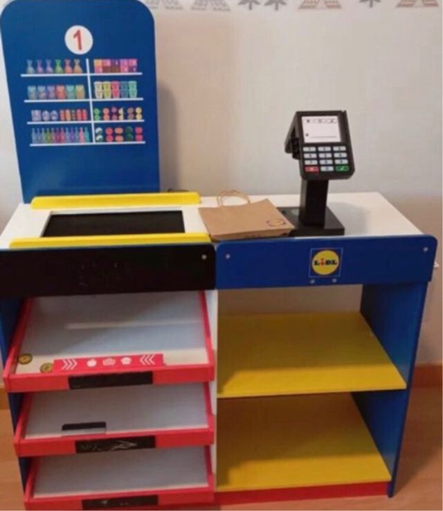 Supermercato per bambini in legno