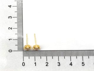 pendientes oro 18k con piedra