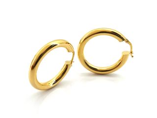 argollas oro 18k