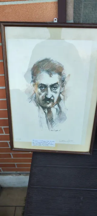 Quadro Antonio de Curtis (Totò) - Litografia