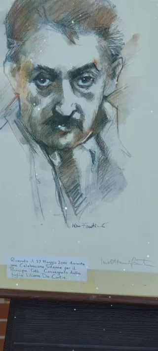 Quadro Antonio de Curtis (Totò) - Litografia