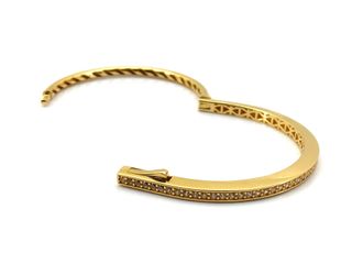 pulsera oro 18k con piedra con circonita