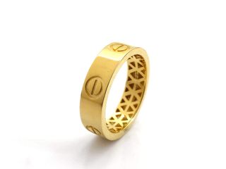 sortija oro 18k con piedra con circonita