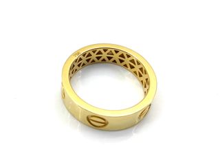 sortija oro 18k con piedra con circonita