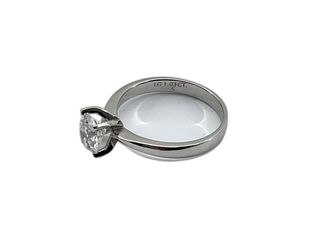 sortija oro 18k con diamante de laboratorio