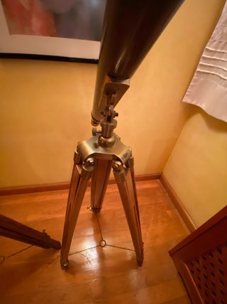 Pareja Catalejos Náuticos Antiguos Decorativos