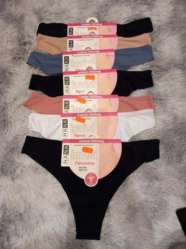 Lote 7 Braguitas Invisibles HANA Talla L/XL