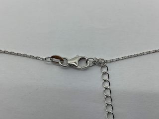 collar plata 925mm con piedra con circonita 21cm