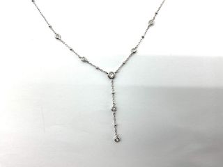 collar plata 925mm con piedra con circonita 21cm