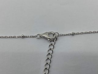 collar plata 925mm con piedra con circonita 21cm