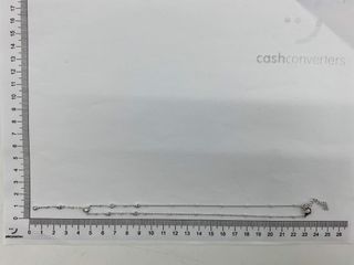 collar plata 925mm con piedra con circonita 21cm