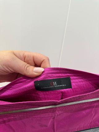 Falda seda Carolina Herrera