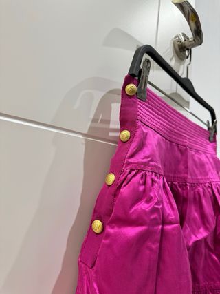 Falda seda Carolina Herrera