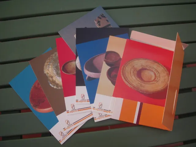 Set 6 Cartoline in Ceramica Algarve Portogallo