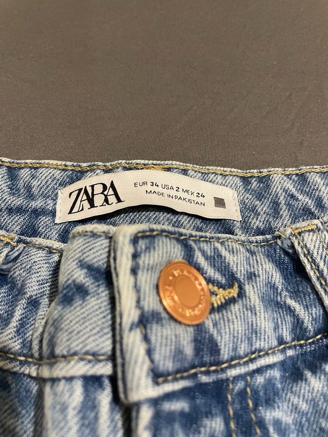 Vaqueros Mom Zara Talla 34