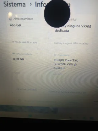 Portátil ASUS Negro