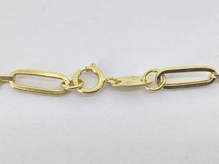 cadena oro 18k 23cm