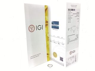 sortija oro 18k con diamante de laboratorio