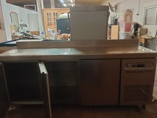 Mesa de frío acero inoxidable