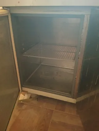 Mesa de frío acero inoxidable