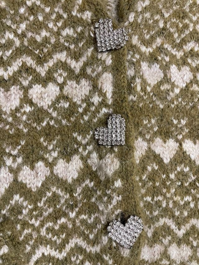 Chaleco Zara vintage de punto estilo nórdico