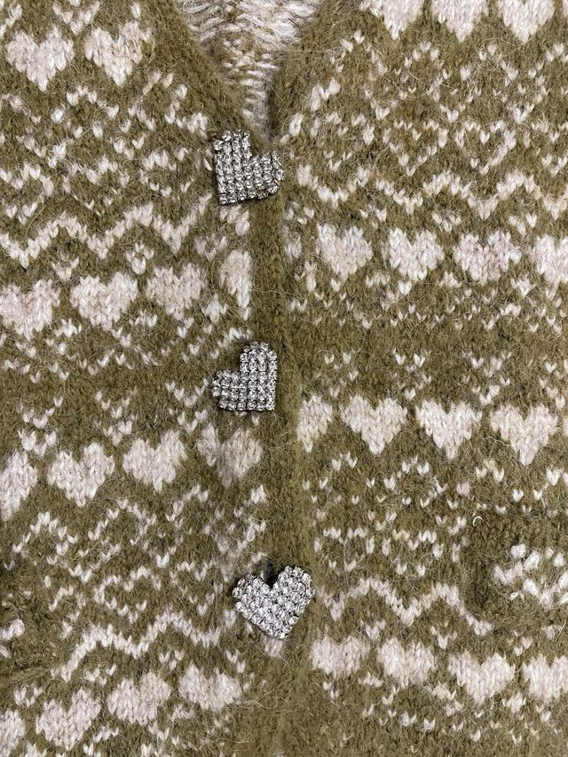 Chaleco Zara vintage de punto estilo nórdico