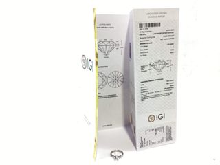 sortija oro 18k con diamante de laboratorio