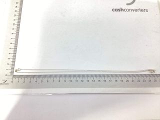 collar oro 18k con diamante de laboratorio 23cm