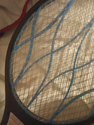 Raqueta mata mosquitos con linterna