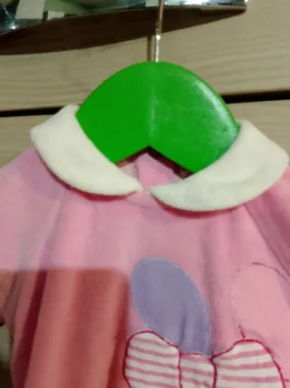 Tutina neonata rosa con coniglietto