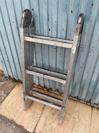 Escalera extensible aluminio