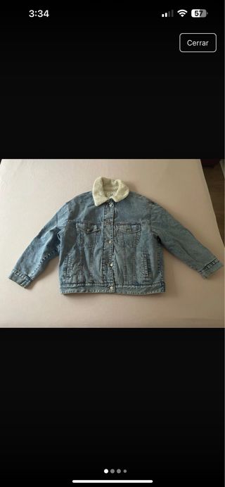 Chaqueta tejana forrada