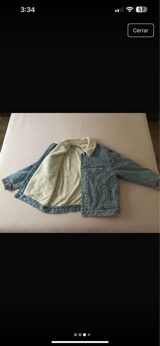 Chaqueta tejana forrada