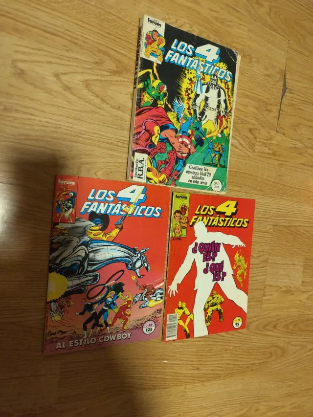 Comic los Cuatro fantásticos.Hay 1 pasta gorda