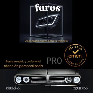 FARO DERECHO ELECTRICO CON MOTOR H4 Mini (2007-2013) / Mini Clubman (2009 en adelante)