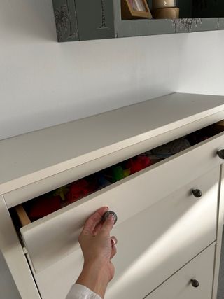 Zapatero Ikea Hemnes Blanco
