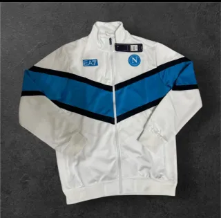 Tuta sportiva EA7 uomo blu e bianca