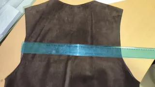 Gilet uomo vera pelle scamosciata