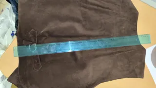 Gilet uomo vera pelle scamosciata