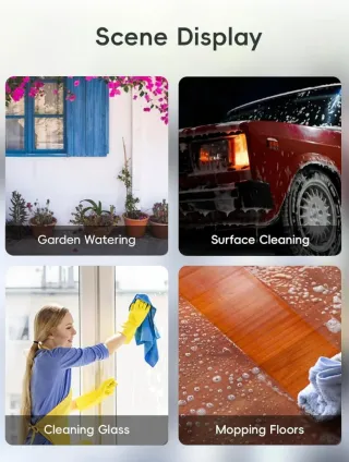 Pulverizador Espumador Coche/Jardín 2000ml Blanco